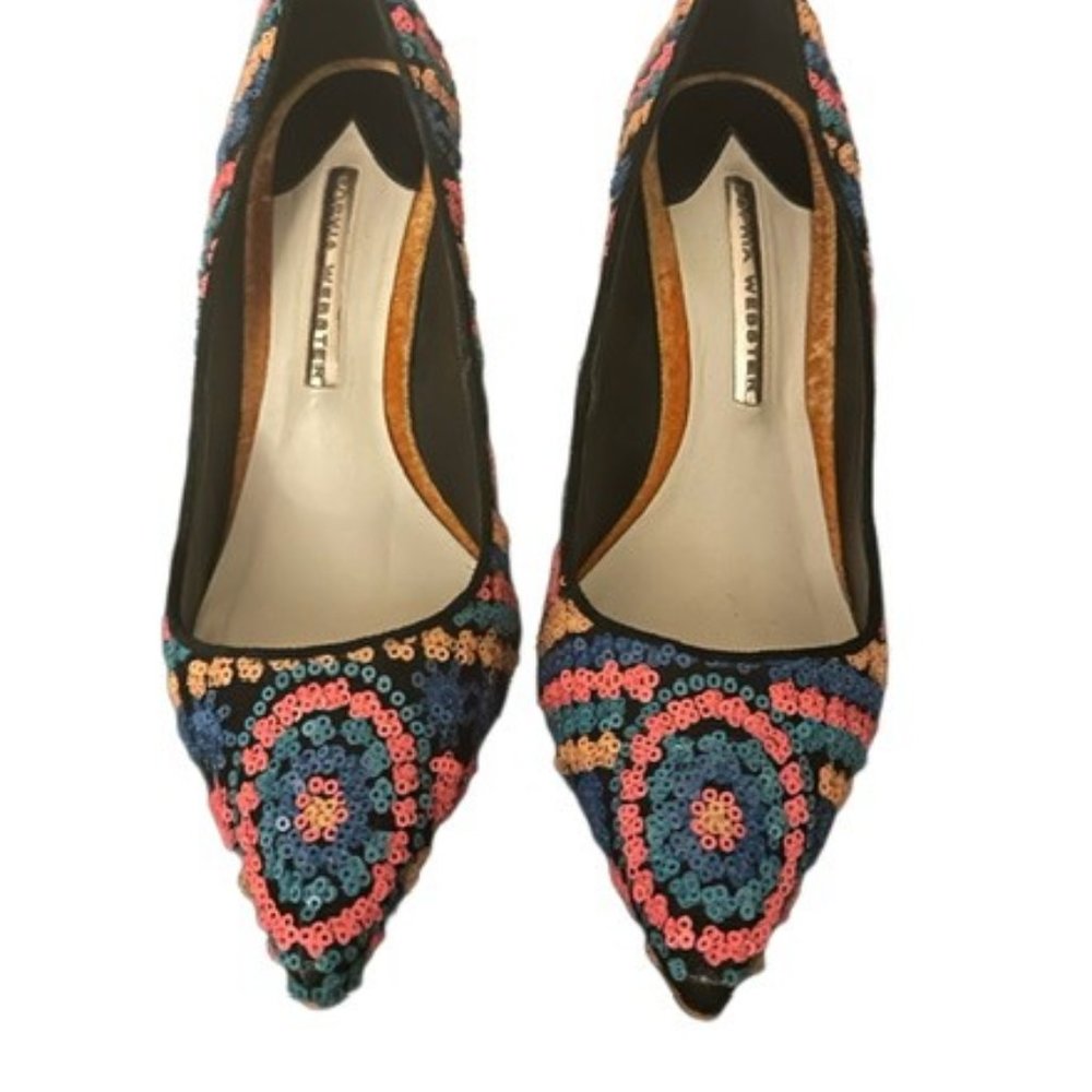 Sophia Webster Sequin Heels (40)